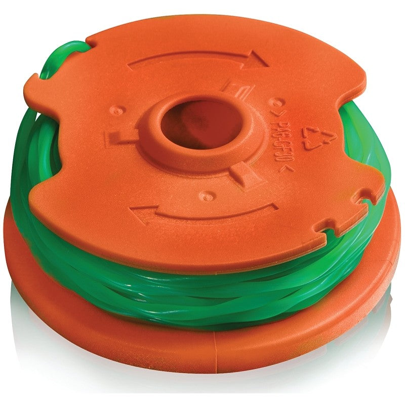 Worx WA0014 Spool and Line, 0.080 in Dia, 20 ft L, Co-Polymer Nylon Resin, Green