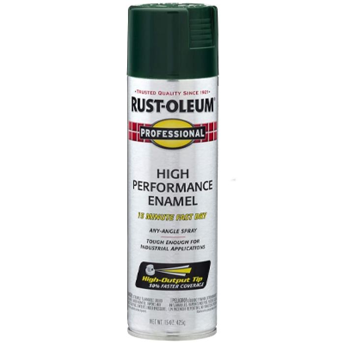 Rust-Oleum 7538838 Enamel Spray Paint, Gloss, Hunter Green, 15 oz, Can