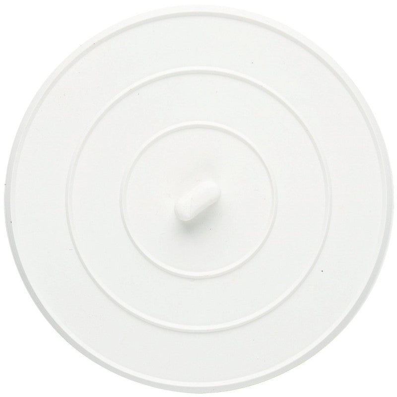 Plumb Pak PP820-14 Sink Stopper, Flat Suction, Rubber, White, Polished Chrome, For: Sink, Shower or Tub (Pack of 6)