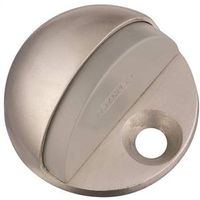 Low Rise Dome Floor Mount Door Stop Satin Nickel