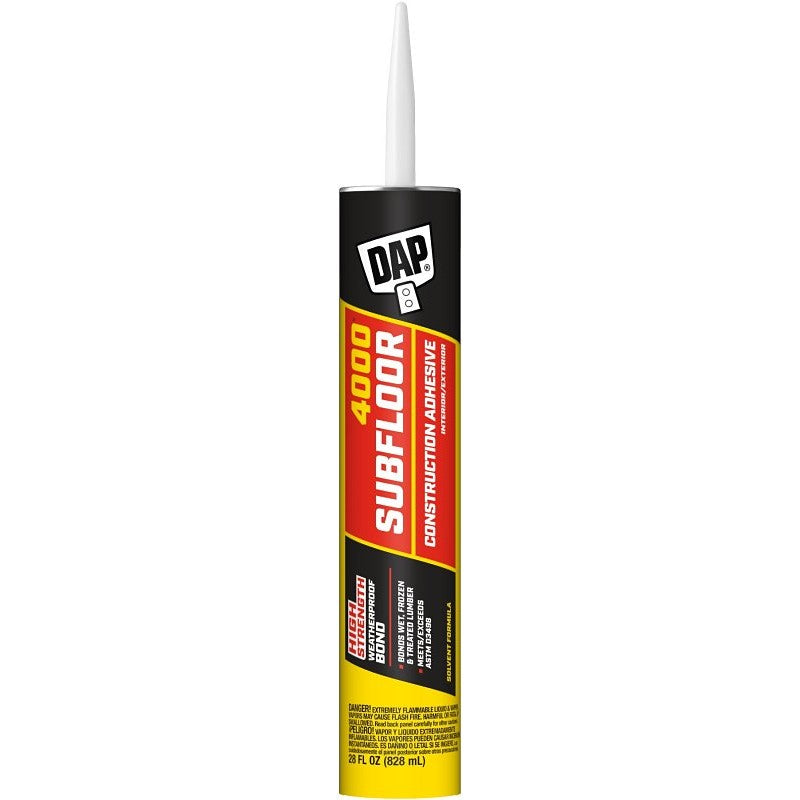 DAP 25117 Construction Adhesive, Tan, 28 oz Cartridge (Pack of 12)
