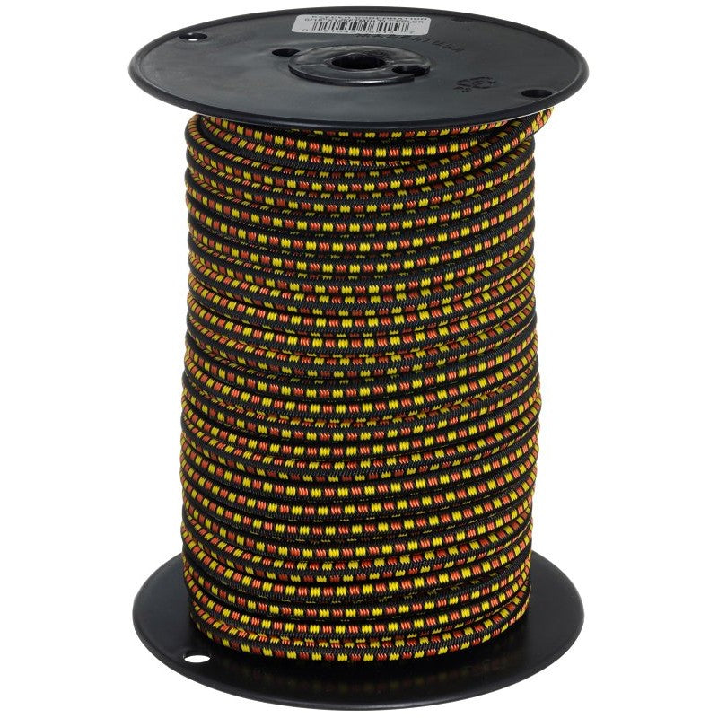 Keeper 06415 Bungee Cord, 5/16 in Dia, 125 ft L, Rubber