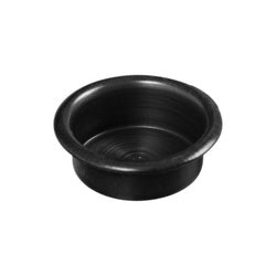 Recessed Finger Grip Cup Pulls 3/4 Inch Antique Bronze 4 Pack