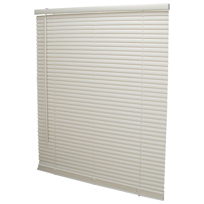 Simple Spaces PVCMB-17AA Blind, 72 in L, 30 in W, Vinyl, Alabaster (Pack of 4)