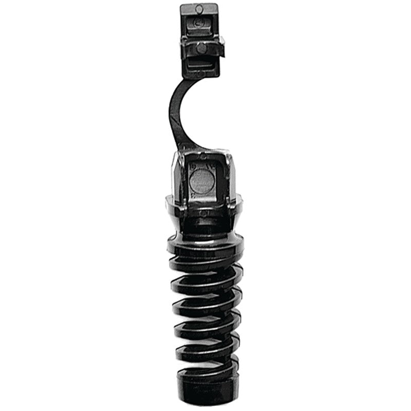 Jandorf 61420 Cord Protector Spring, For: 18/2 ga Wire, Nylon, Black