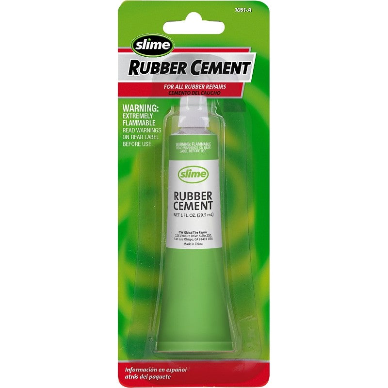 Slime 1051-A Cement, 1 oz Squeeze Tube, Solvent (Pack of 6)