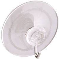 Clear Suction Cup Hangers Medium Large 1-5/8 Inch 3 Pack