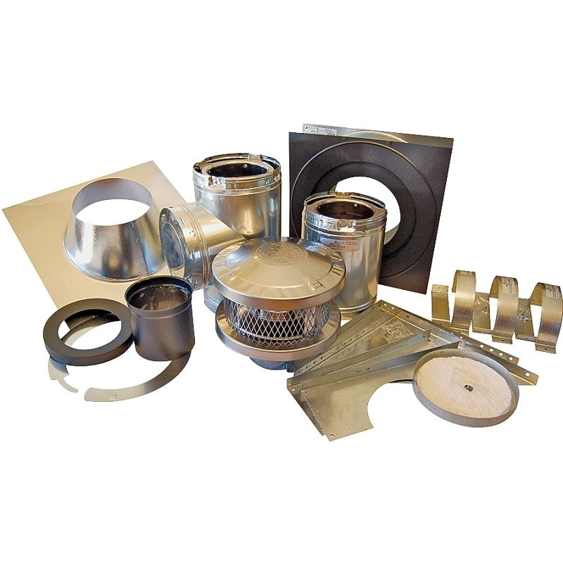 AmeriVent 6HS-TWK Through-The-Wall Kit, For: Venting Appliances through a Side Wall