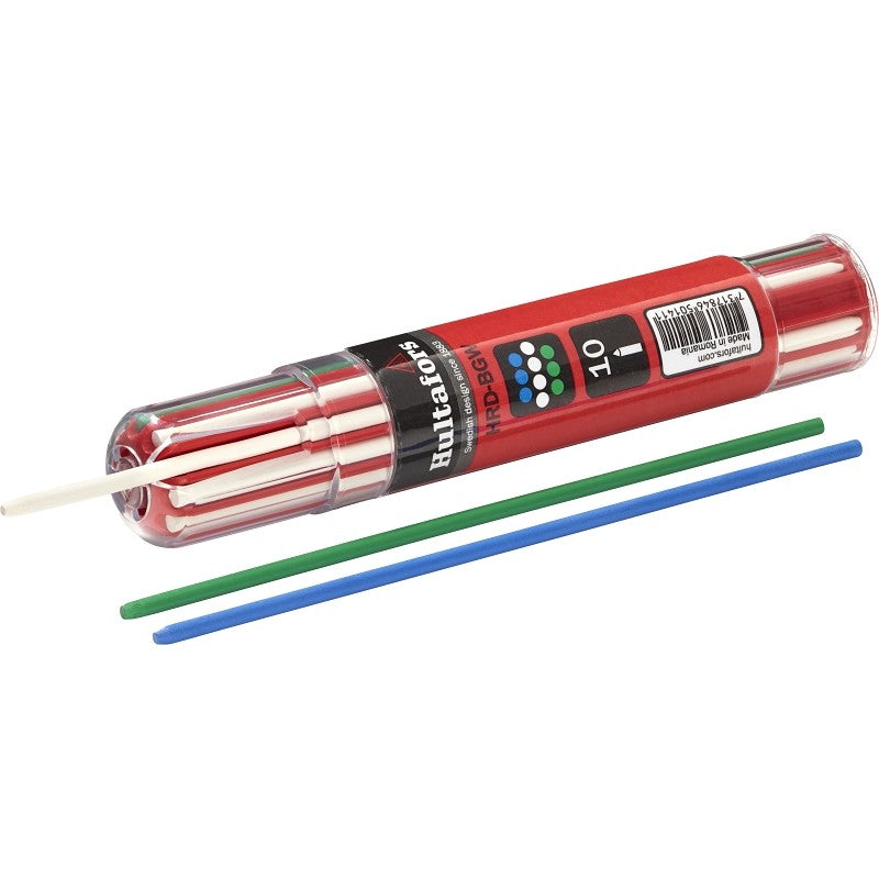 Hultafors 650140 Dry Marker Refill, Blue/Green/White