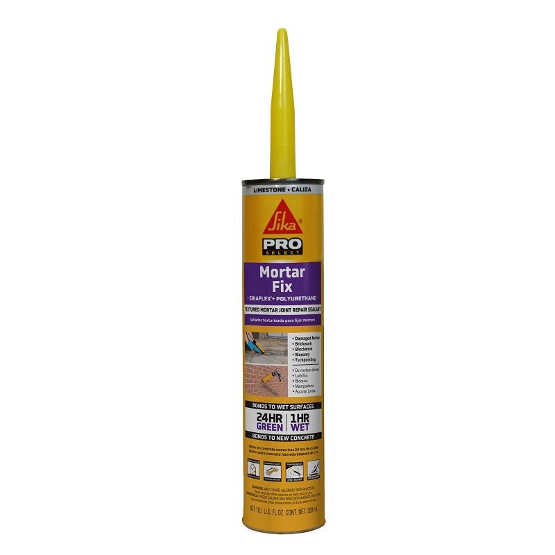 Sika SIKAFLEX PRO SELECT Series 515313 Mortar Fix Sealant, Gray, Sealant, 10.1 fl-oz Cartridge