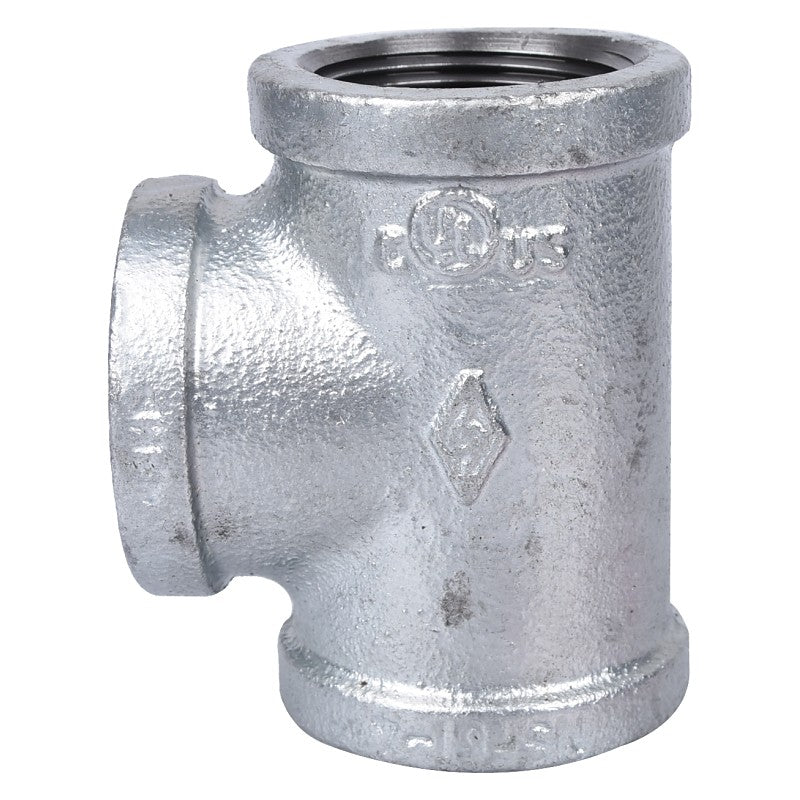 ProSource 11A-1 1/4G Pipe Tee, 1-1/4 in, FIPT, Malleable Steel, SCH 40 Schedule, 300 psi Pressure
