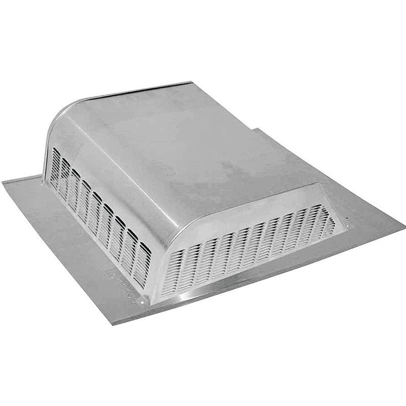 Lomanco LomanCool 750 Static Roof Vent, 16 in OAW, 50 sq-in Net Free Ventilating Area, Aluminum, Mill (Pack of 6)