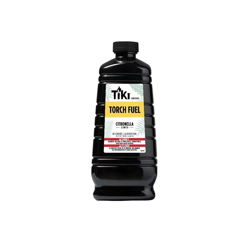 Tiki 1216153 Citronella Torch Fuel, Lemongrass, 64 oz, Bottle (Pack of 6)