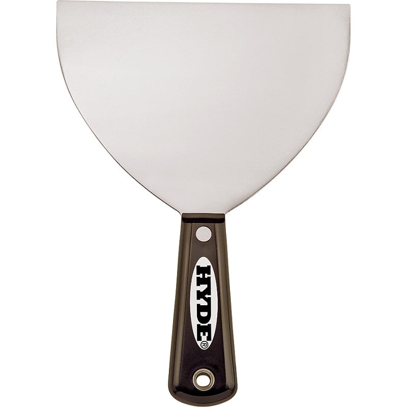 Hyde 02850 Joint Knife, 6 in W Blade, 3-3/4 in L Blade, HCS Blade, Single-Edge Blade, Tapered Handle, Nylon Handle