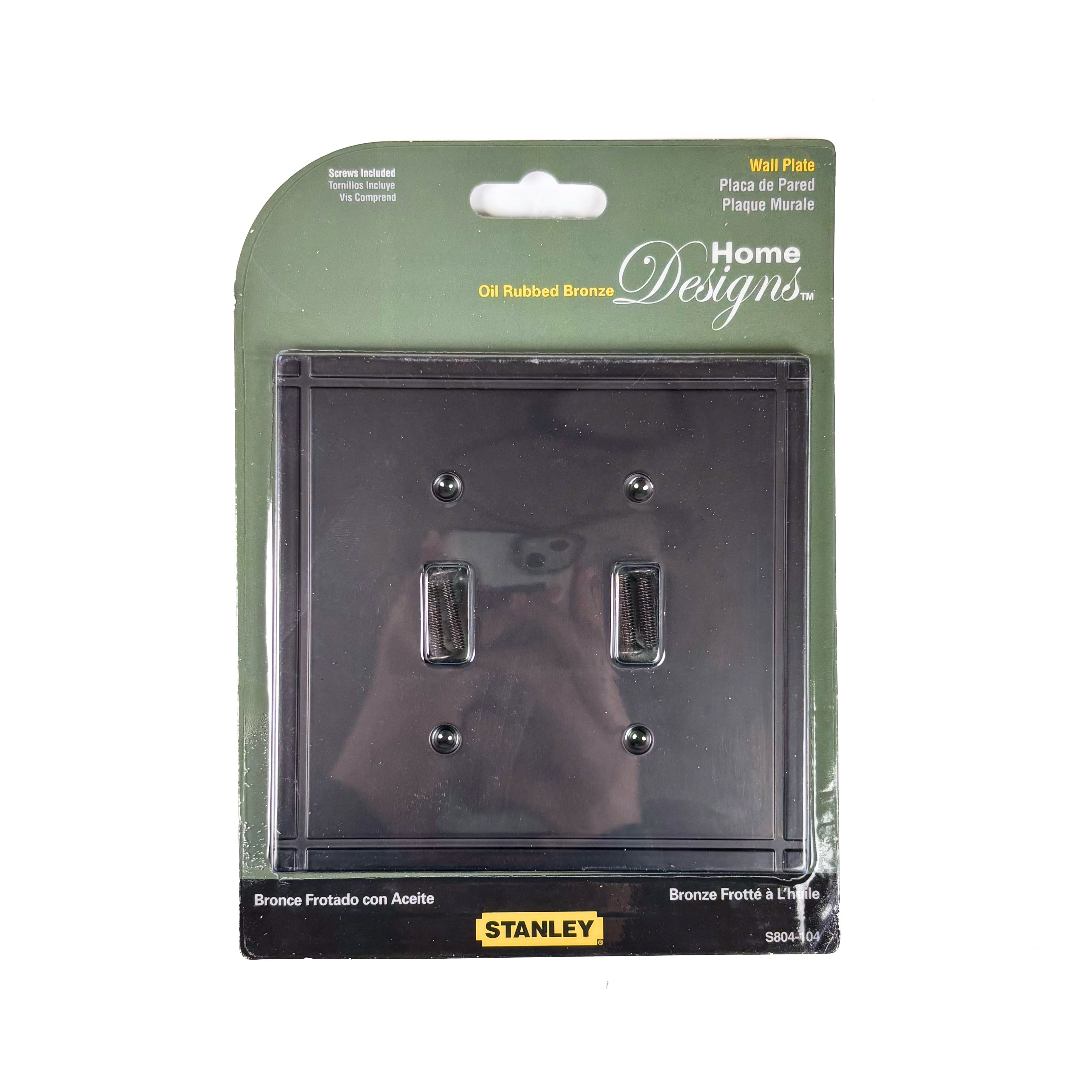 Ranch Double Switch Wall Plate Oil Rubbed Bronze