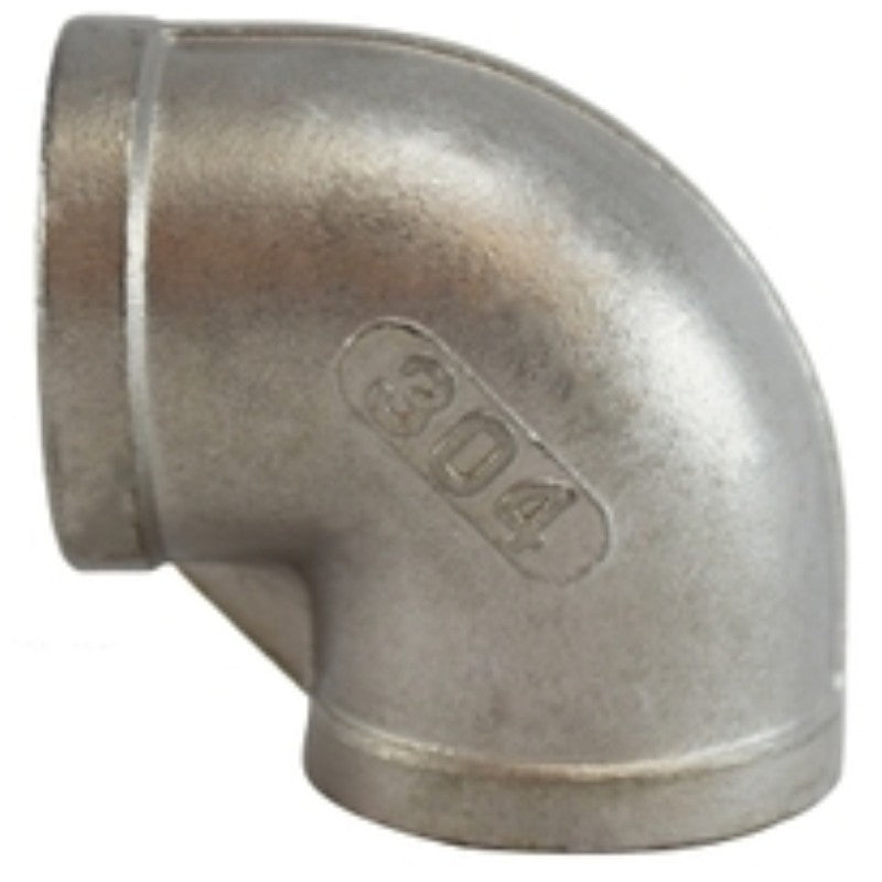 Midland Industries 62108BAG Pipe Elbow, 2 in, 90 deg Angle, Stainless Steel, 300 psi Pressure