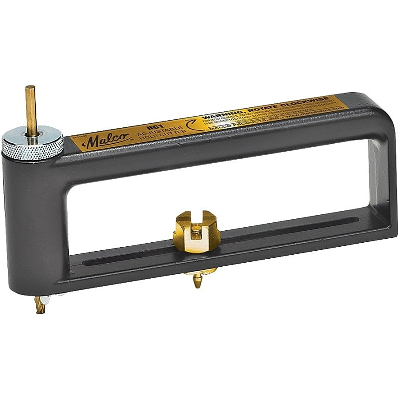 Malco HC1 Hole Cutter, 2 to 12 in Dia, 1-1/8 in D Cutting, 1 TPI, Steel Cutting Edge