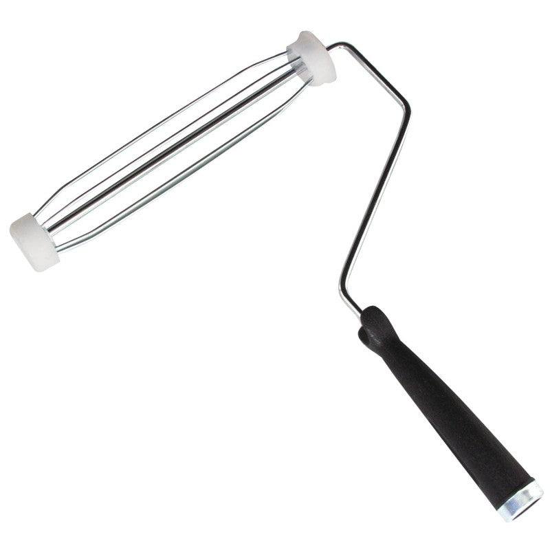 ProSource CFB9651-12 Roller Frame, 9 in L Roller, Metal Polypropylene Handle, Threaded Handle, Black Handle