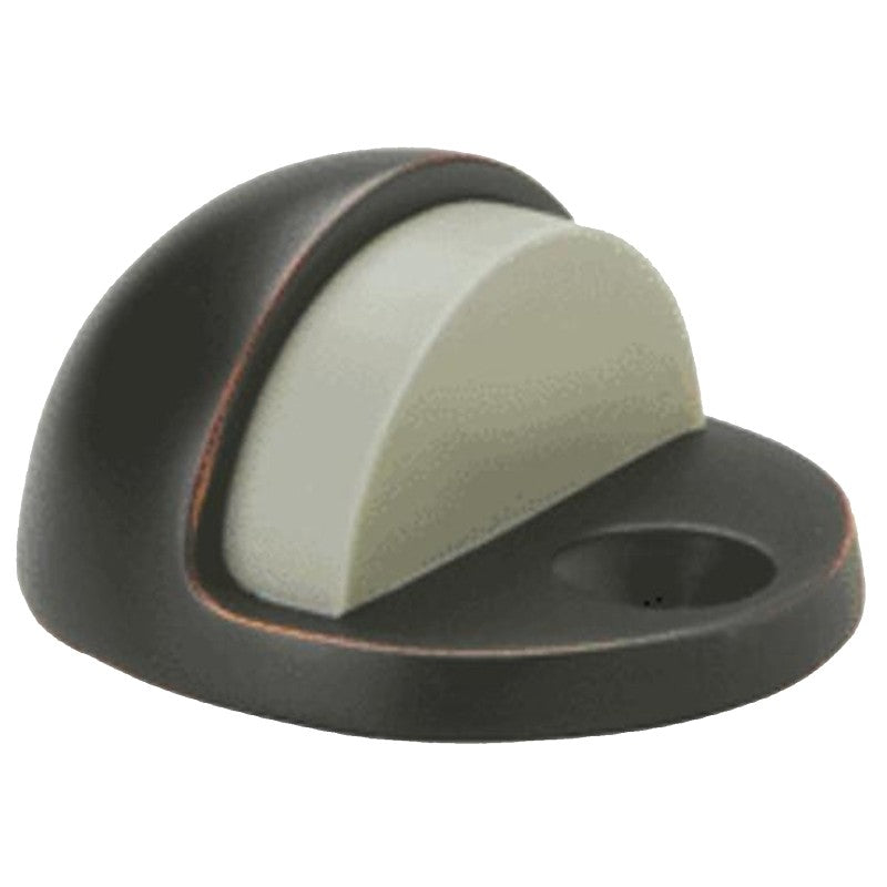 Schlage Ives Series FS436B-716 Dome Stop, 1-3/4 in Dia Base, Brass, Aged Bronze