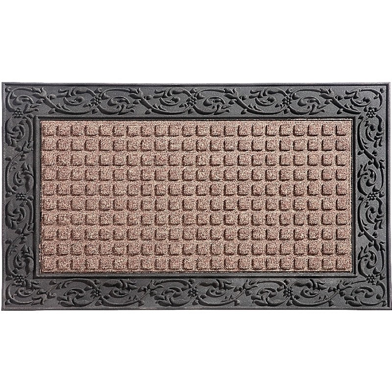 Simple Spaces 08ABSHE-30 Door Mat, 36 in L, 22 in W, Non-Woven Surface