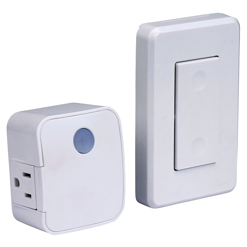 AmerTac RFK1600LC Wall Switch, 15 A, 1875 W, White