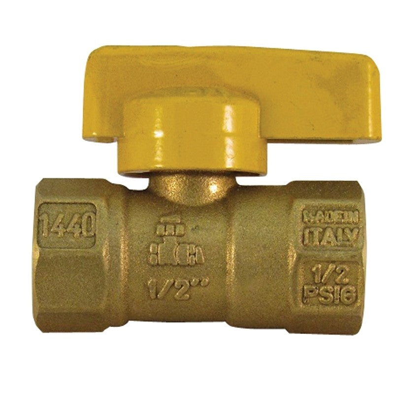 Pro-Flex PFGVO-F12B Gas Valve, 1/2 in Connection, FIP