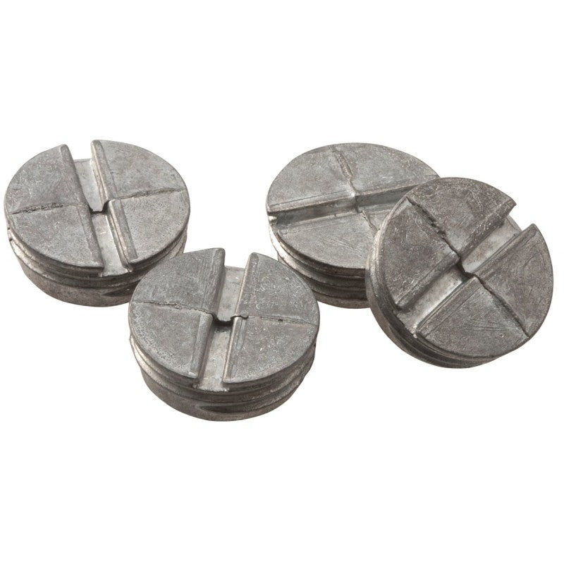 Hubbell 5269-5 Closure Plug, 13/16 in Dia, 5/16 in L, 13/16 in W, Metal, Gray