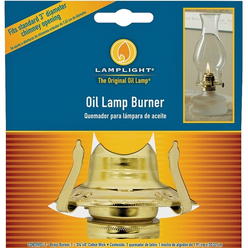 Lamplight 31507 Oil Lamp Burner, Steel (Pack of 5)