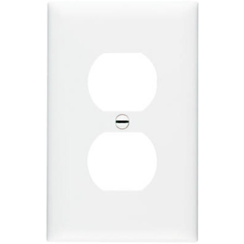 Legrand TradeMaster TPJ TPJ8WCC70 Wallplate, 4.9 in L, Jumbo, 1 -Gang, Nylon, White
