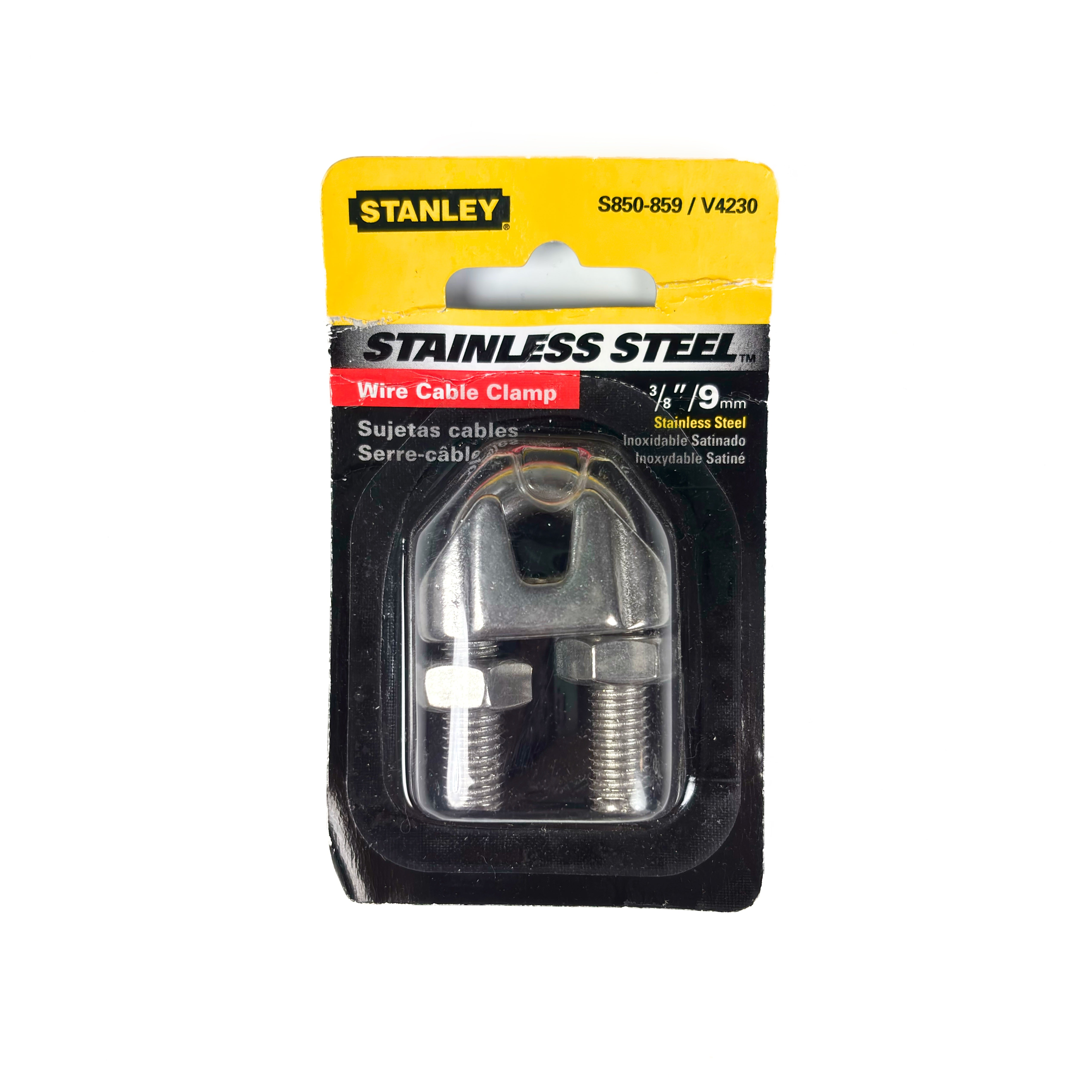 Wire Cable Clamp 3/8 Inch Stainless Steel