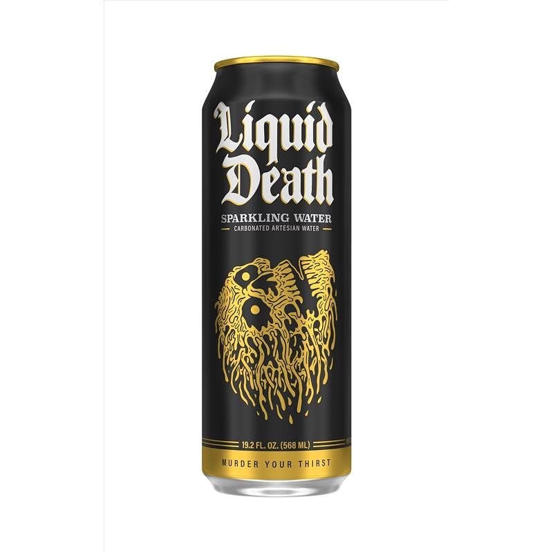 Liquid Death 1700185 Sparkling Water, 19.2 oz Can (Pack of 24)