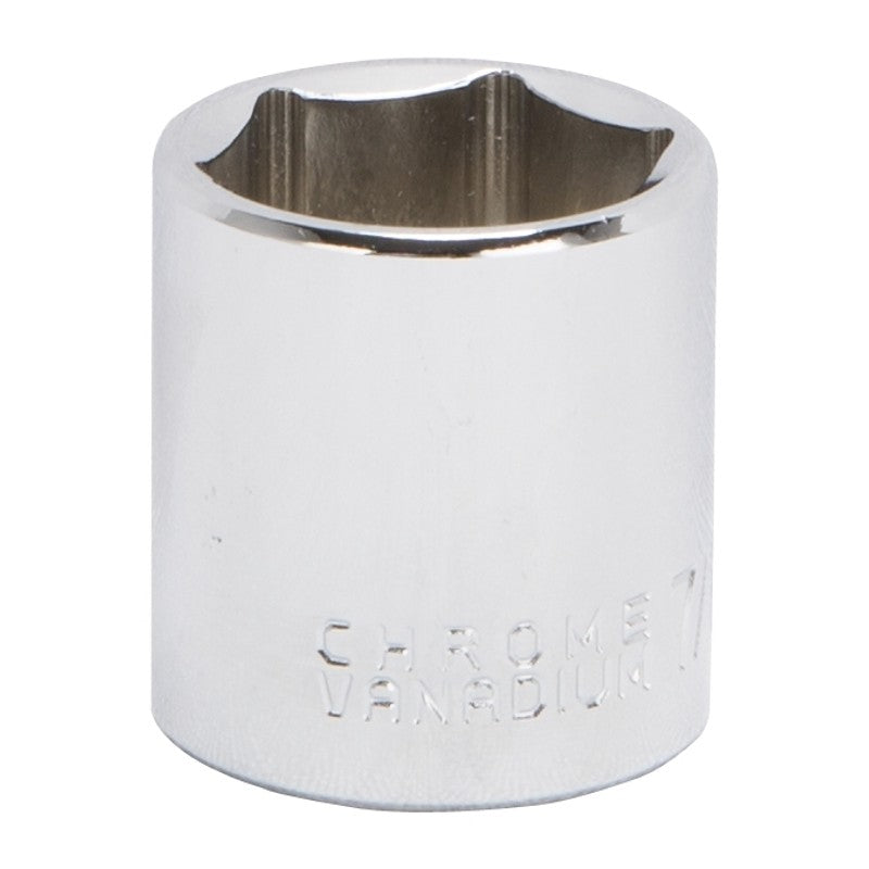 Vulcan MT6495428 Drive Socket, 7/8 in Socket, 3/8 in Drive, 6-Point, Chrome Vanadium Steel, Chrome