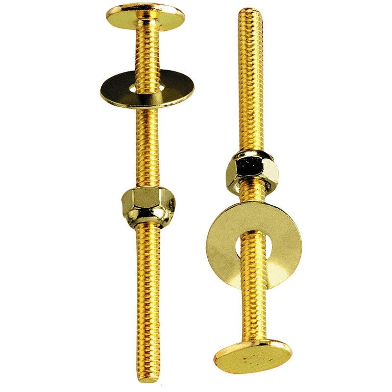 Plumb Pak PP835-14 Bolt Set, 3-1/2 in Dimensions, Brass