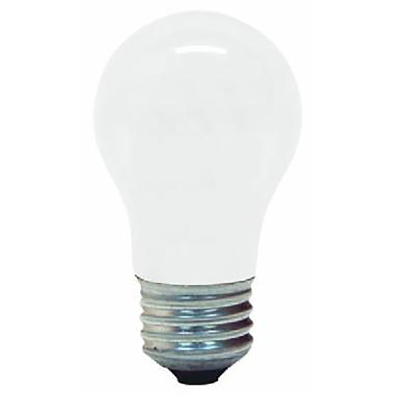 GE 97491 Standard Bulb, 15 W, A15 Lamp, E26 Medium Lamp Base, 100 Lumens, 2500 K Color Temp, White Light (Pack of 12)