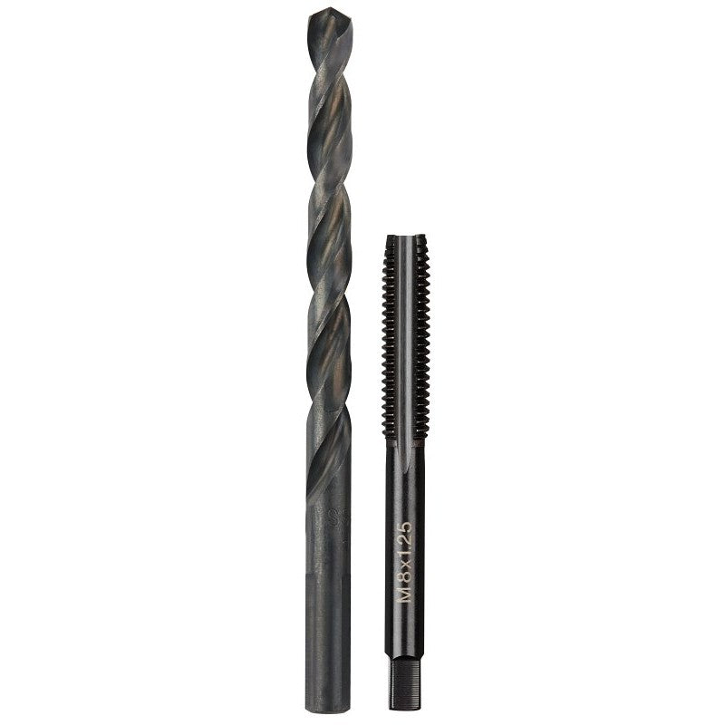 Milwaukee 49-57-5543 Straight Flute Plug Tap, M8x1.25 Thread, Coarse Thread, 31.75 mm L Thread, 4-Flute, HCS
