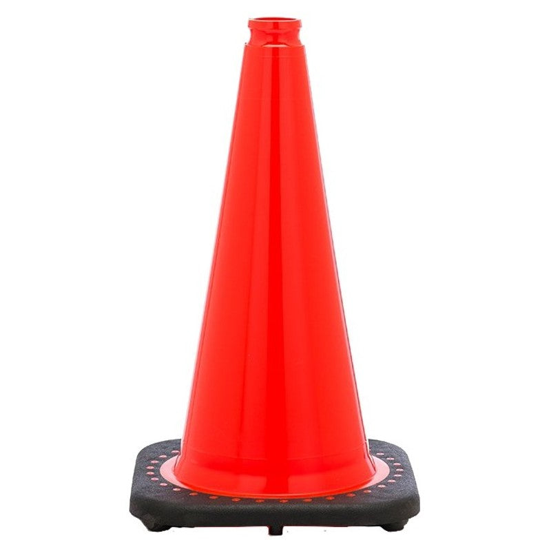 JBC Revolution RS RS45015C Traffic Safety Cone, 18 in H Cone, PVC Cone, Fluorescent Orange Cone