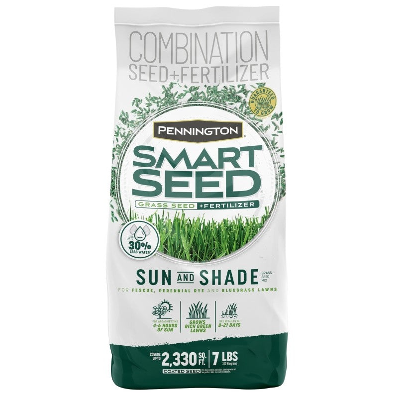 Pennington Smart Seed 100543719 Grass Seed, 7 lb Bag