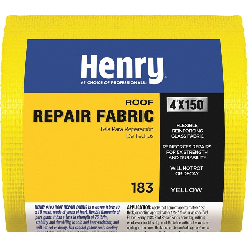 Henry HE183195 Siding, 150 ft L, 4 in W, Fiberglass, Yellow