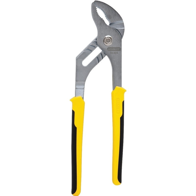 STANLEY 84-024 Joint Plier, 10 in OAL, 2-3/8 in Jaw Opening, Ergonomic Handle, 7/8 in W Jaw, 1-5/32 in L Jaw
