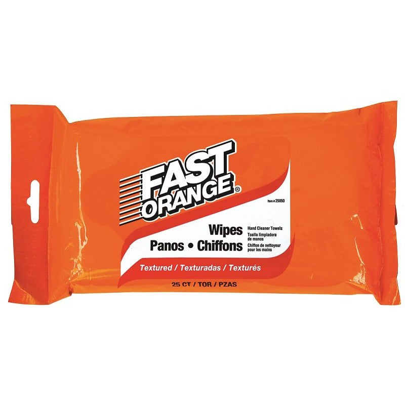 Fast Orange 25050 Cleaning Wipes, Citrus