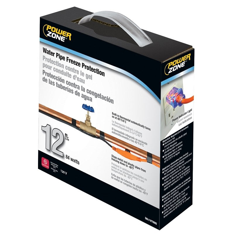 PowerZone ORPHC84W12 Pipe Heat Tape, 12 L
