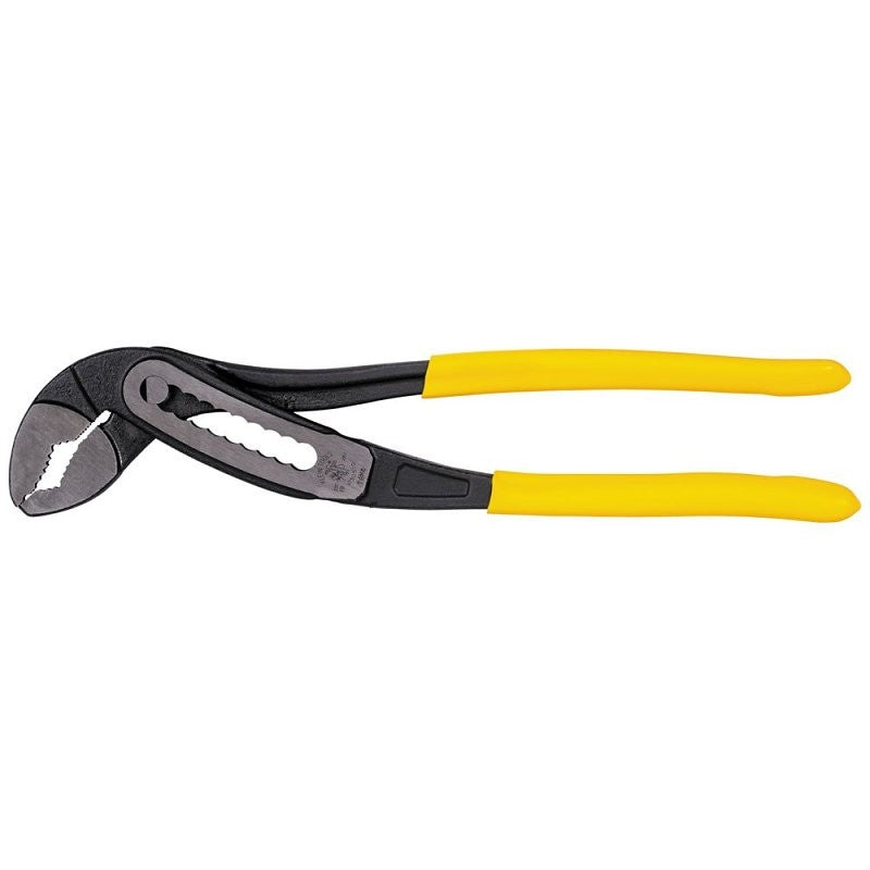 Klein Tools Classic Klaw Series D504-10 Pump Plier, 9-7/8 in OAL, 2-1/8 in Jaw, Yellow Handle, 1 in L Jaw