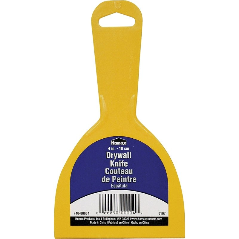 Homax 40-00004 Knife, 4 in W Blade, Polystyrene Blade, Taping Blade
