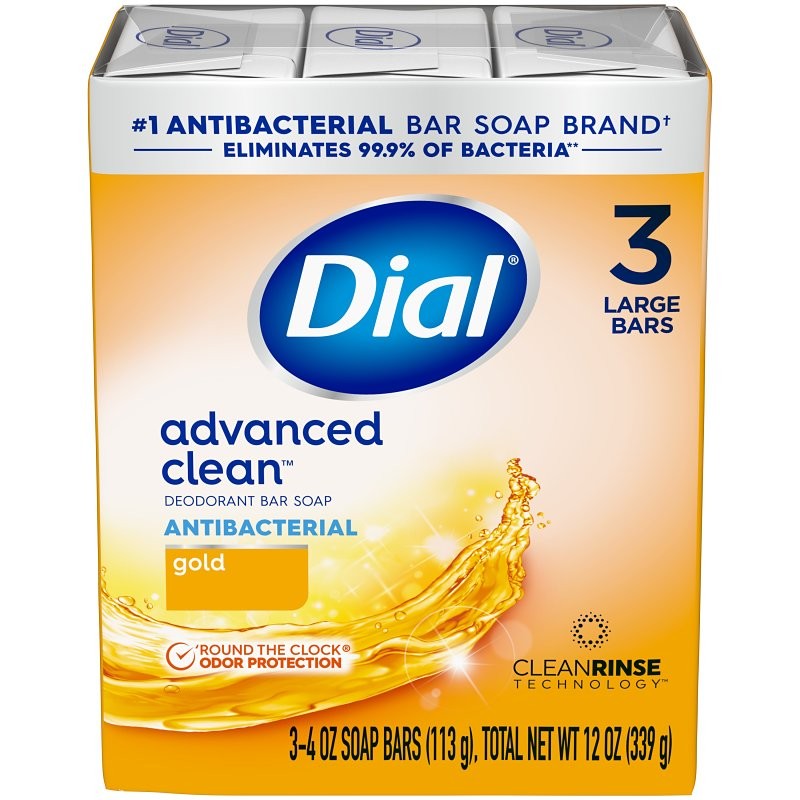 Dial Manufacturing 1095248 Bar Soap Gold, Gold, Mild, 4 oz