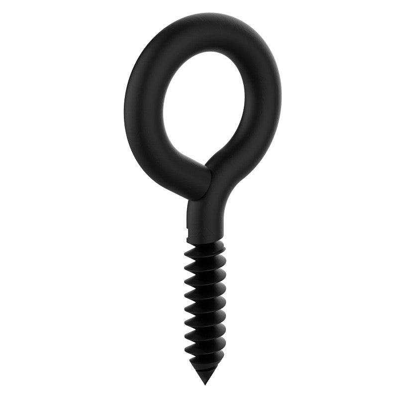 National Hardware N820-101 Screw Eye, 3/16 in Thread, 3 in OAL, 34 lb Working Load, Steel, Storm Shine