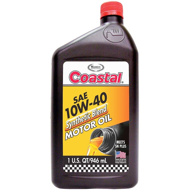 Coastal 19201 Motor Oil, 10W-40, 1 qt (Pack of 12)