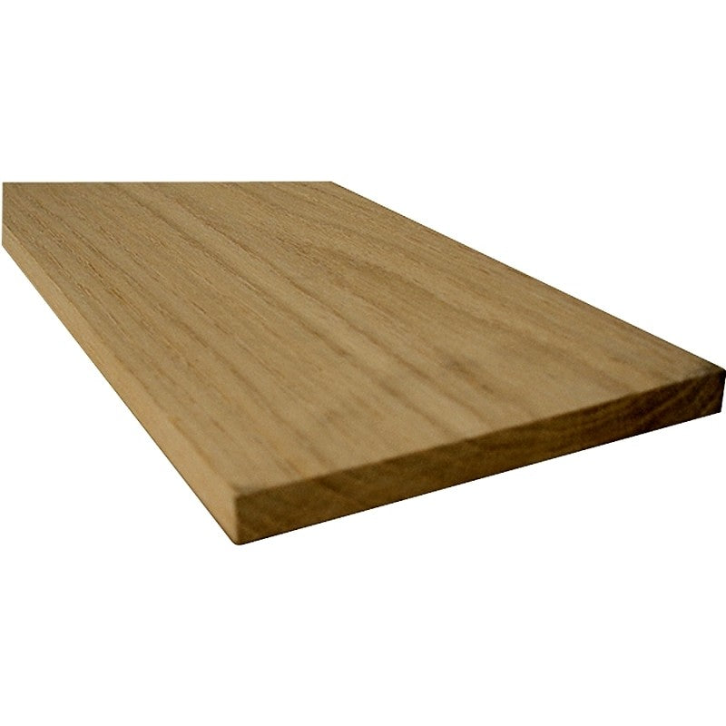 ALEXANDRIA Moulding 0Q1X4-40048C Common Board, 4 ft L Nominal, 4 in W Nominal, 1 in Thick Nominal, Oak