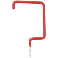 Large Utility Hook 4-1/2 Inch With Red Protective Coating