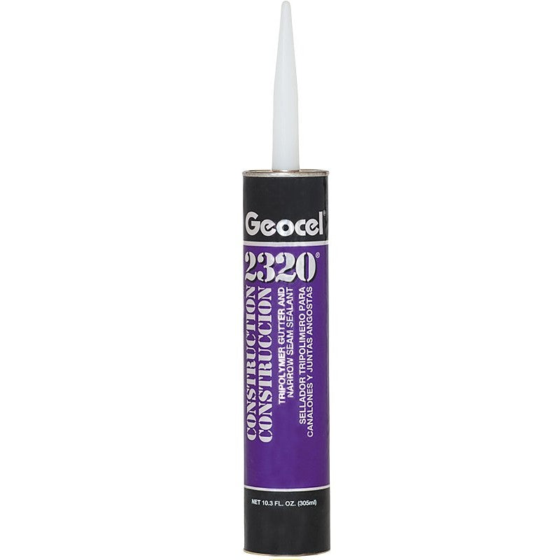 Geocel 2321 Series GC67100 Gutter and Narrow Seam Sealant, Clear, Liquid, 10.3 oz Cartridge (Pack of 24)