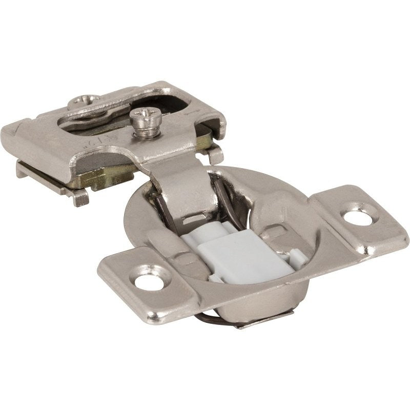 KasaWare KFHCS012-B-2 Compact Hinge, 1/2 in Overlay, Soft Close, Nickel